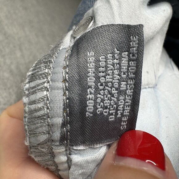 Rhinestone Bedazzled Denim Shorts Size 3 S 28 Jean Cut Off New Cali 1850 Concert - Picture 9 of 10